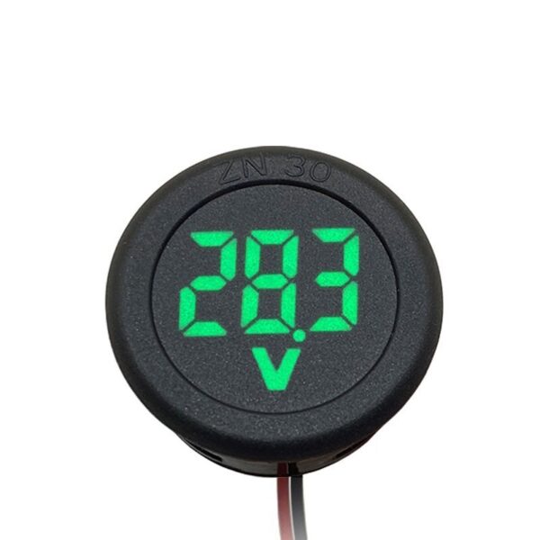 Voltmetru de panou DC Digital 100V LED Verde