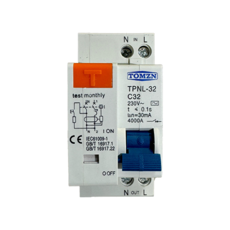 Siguranta automata, diferentiala 32A, 25A, 16A, 10A, 1P+N, tip AC, 30mA, 230V, 2P, RCBO