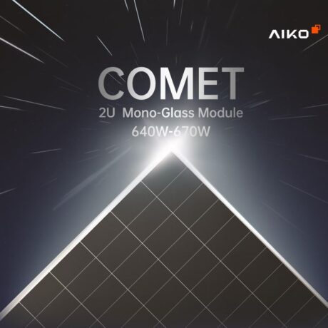 Panou solar fotovoltaic AIKO Comet, 2U, 650Wp, N-TYPE, ABC, Eficienta 24% AIKO-G650MCH72Mw