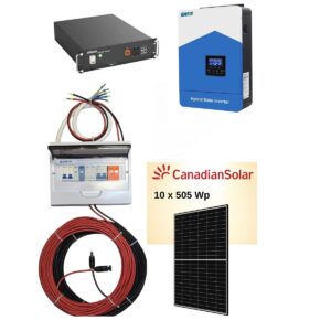 kit fotovoltaic 6.2kW Canadian Solar 505W