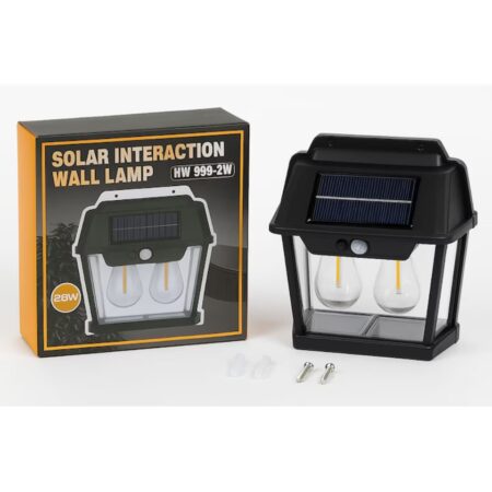 lampa solara de perete cu senzor de miscare