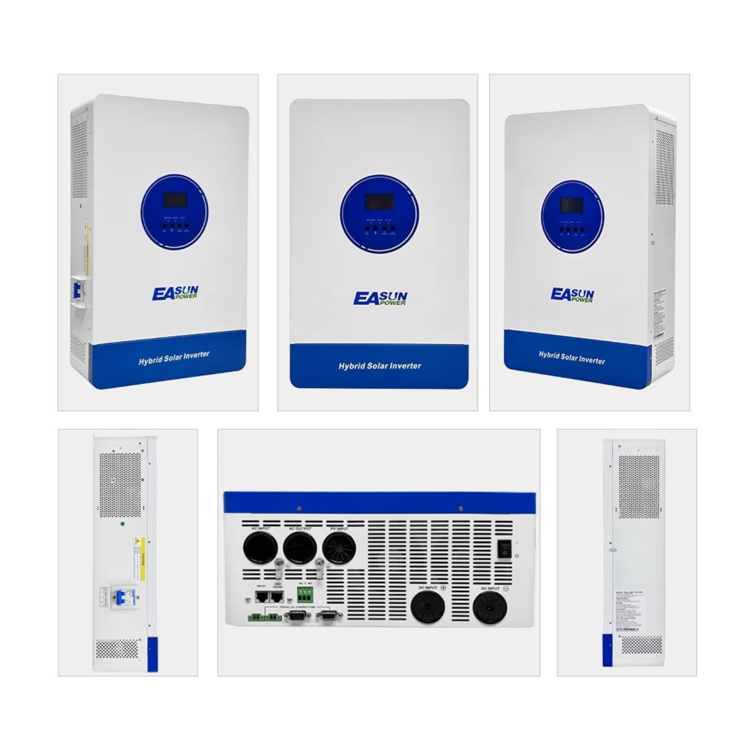 Invertor Hibrid SMT 12KW 48V WiFi, Dual MPPT 150A, 500V PV, Sinus Pur - imagine 3